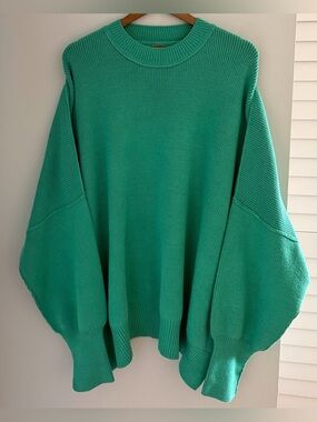 NWT Free People Easy Street Oversized Tunic Sweater XL